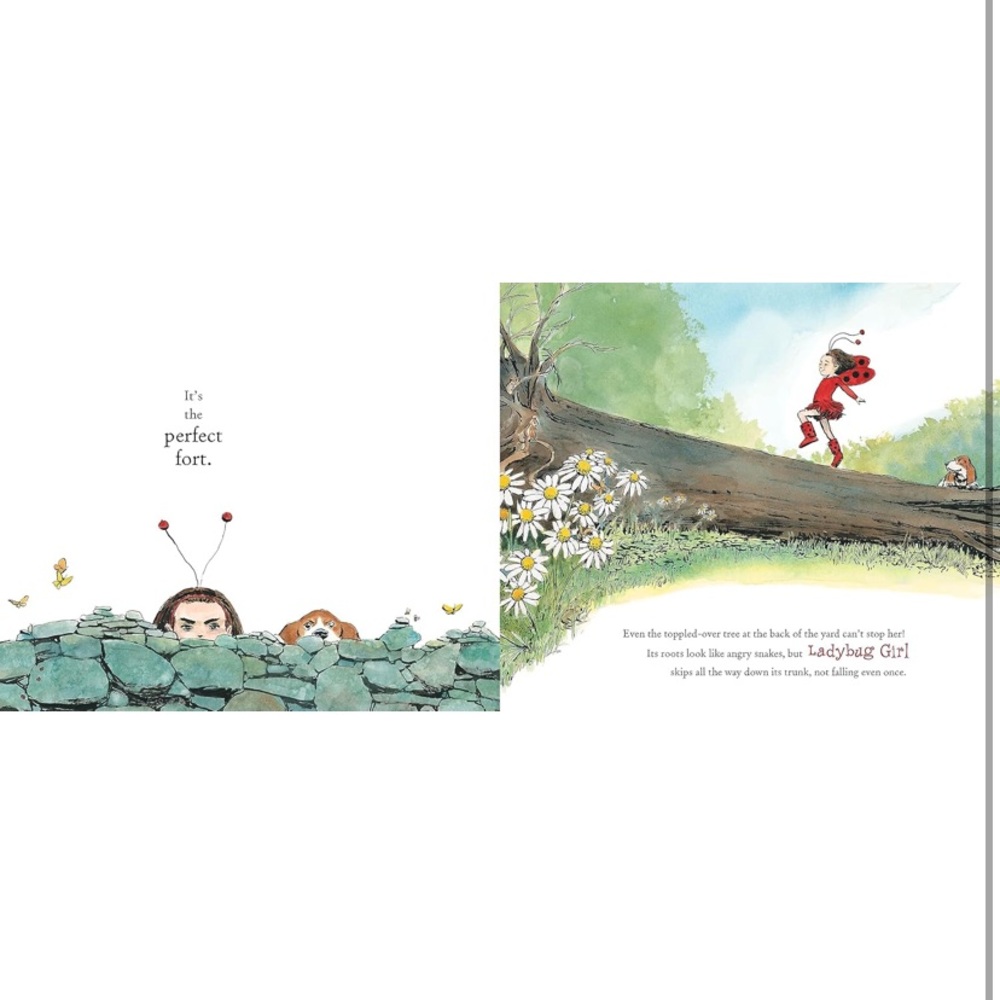 Ladybug Girl & At the Beach Beautiful Hardcover Books by David Soman Jacky Davis - Picture 14 of 16